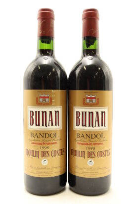 (2) 1998 Domaine Bunan Moulin des Costes Bandol, Provence