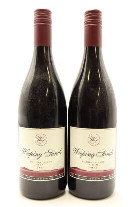 (2) 2011 Obsidian 'Weeping Sands' Syrah, Waiheke Island