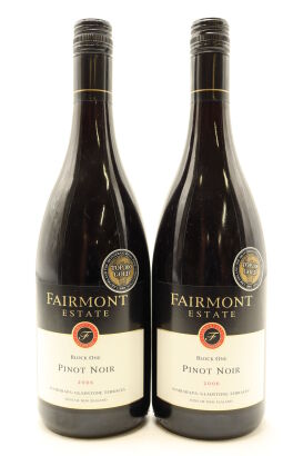 (2) 2006 Fairmont Estate Block One Pinot Noir, Wairarapa