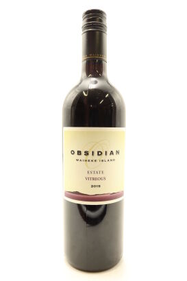 (1) 2015 Obsidian Estate 'Vitreous', Waiheke Island