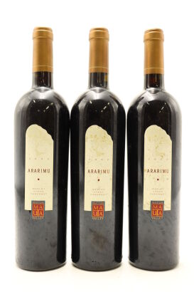 (3) 2002 Matua Valley Ararimu Merlot - Cabernet Sauvignon - Syrah, Hawke's Bay