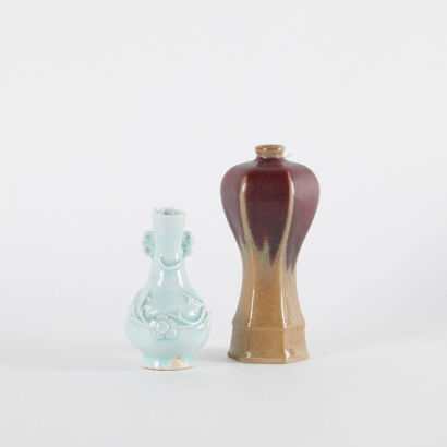 A Glazed Chinese Vases