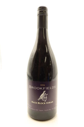 (1) 2004 Brookfields Back Block Syrah, Hawke's Bay