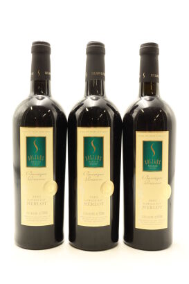 (3) 2002 Soljans Estate Barrique Reserve Merlot, Hawke's Bay