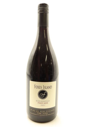 (1) 2001 Foxes Island by John Belsham Pinot Noir, Awatere Valley