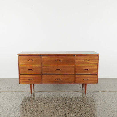 A Retro Mahogany Drawers
