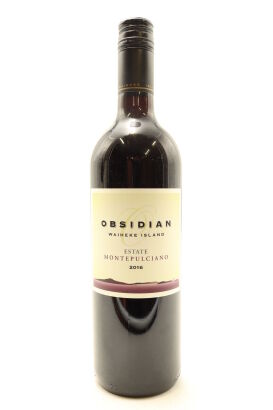 (1) 2016 Obsidian Estate Montepulciano, Waiheke Island