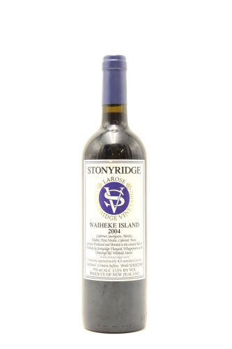 (1) 2004 Stonyridge Vineyard Larose, Waiheke Island
