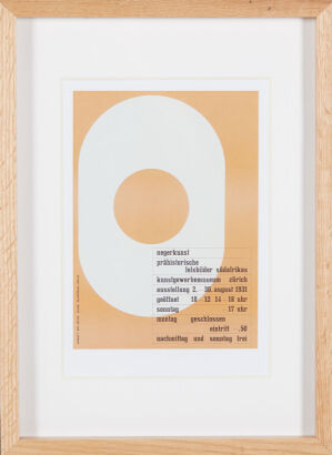 MAX BILL Neger Kunst 1931 Print