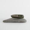 A Large Bronze Boat On A Stone Plinth By Peter Oxborourgh - 2