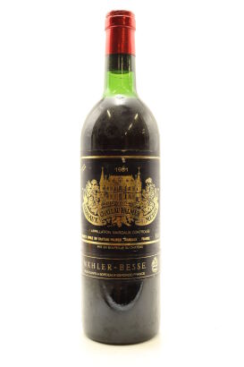 (1) 1981 Chateau Palmer, Margaux