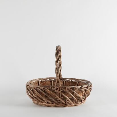 A Vintage Rattan Basket