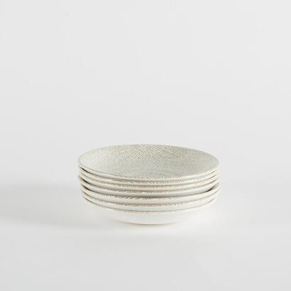 A Collection Of Seven Aztec Crown Lynn Aztec Saucers