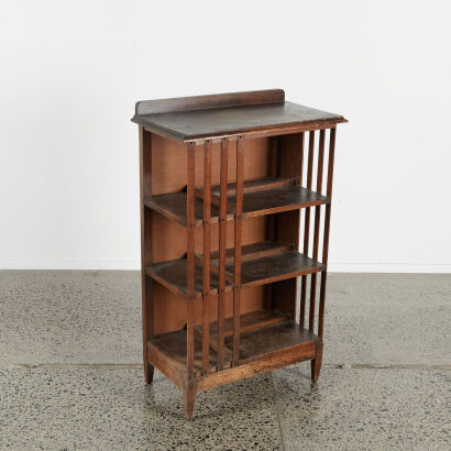 An Oak Art Deco Book Shelve
