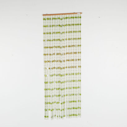 A Retro Green Bead Curtain