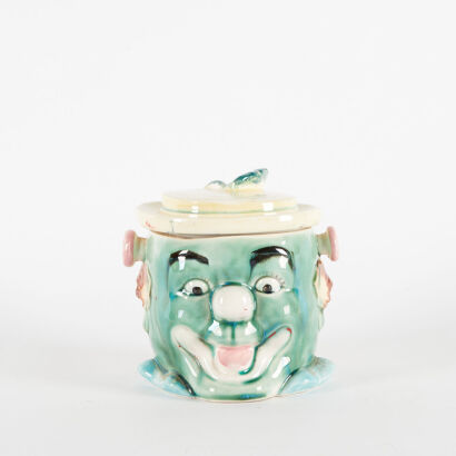 A Fantastical Vintage Clown Cookie Jar