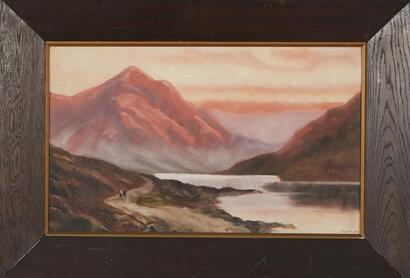 An Antique Oak Framed Original Oil Painting