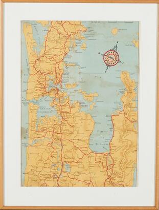 A Vintage Shell Map Of Auckland