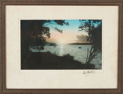 PHOTOGRAPHER UNKNOWN A Hand Coloured Landscape