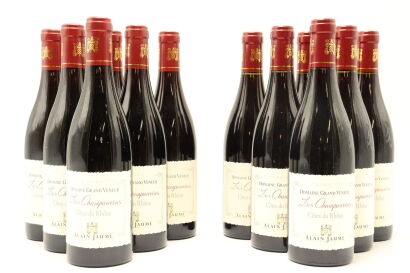 (12) 2015 Alain Jaume & Fils Domaine Grand Veneur Cotes du Rhone Les Champauvins, Rhone