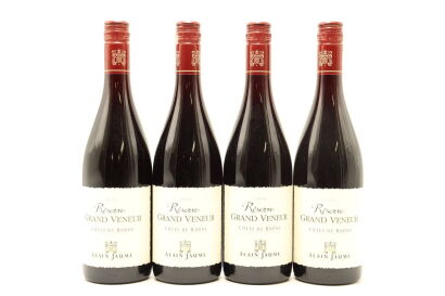 (4) 2015 Alain Jaume & Fils Domaine Grand Veneur 'Cotes du Rhone Reserve Grand Veneur', Rhone