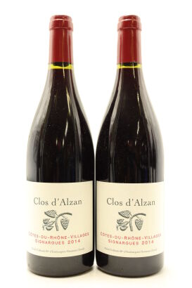 (2) 2014 Clos d'Alzan Cotes du Rhone Villages Signargues, France