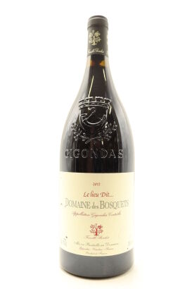 (1) 2012 Domaine des Bosquets Gigondas Le Lieu Dit, Rhone, 1500ml