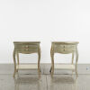A Pair Of French Gold Painted Bedside Tables