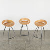 A Set Of Three Magis Lyra Barstools - 2