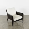 An Arflex Cocca Black Armchair