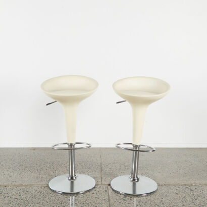 A Pair Of Magis Bombo Barstool By Giovannoni