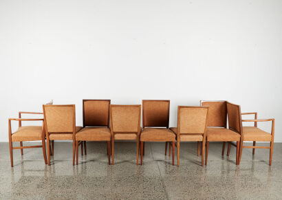 A Suit Of Eight Danish Rosewood Dining Chairs