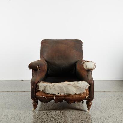 A Vintage Cigar Chair