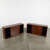 A Pair Of Rosewood Cabinets With Sliding Doors - 3