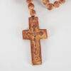 A Terracotta Mexican Oversized Rosary - 2