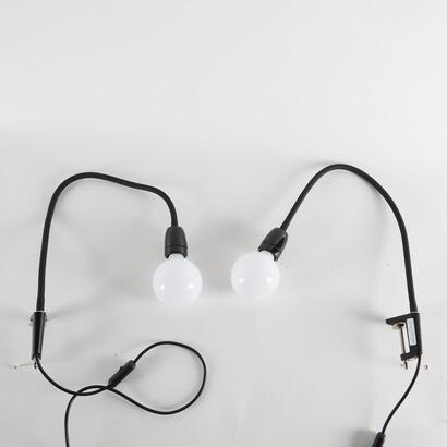 A Pair of Gooseneck Clamp Lights