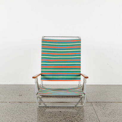 A Vintage Folding Sun Lounger