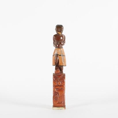 A Prison Art Carved Warrior