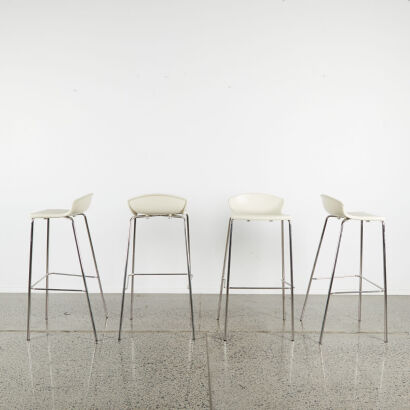A Set Of Four Gaber Guliver Designer Barstools