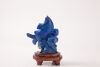 A Chinese Blue Stone Carving of Large Fish on Wood Stand