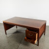 A Mid Century Rosewood & Walnut Desk - 2