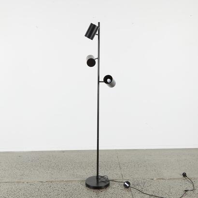 A Mid Century Style Trio Floor Lamp With Adjustable Heads