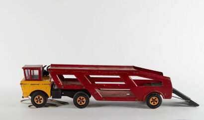 A Collectable Metal Toy Transporter Truck Circa 1960s