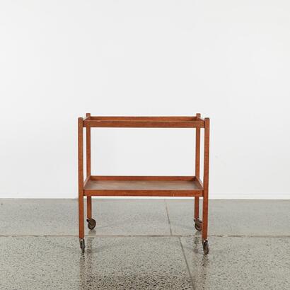 An Oak Art Deco Drinks Trolley