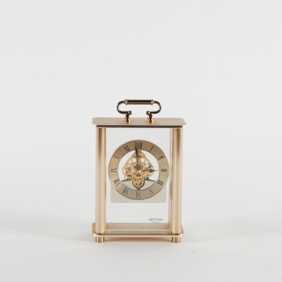 A Vintage Quartz Rhythm Carriage Clock