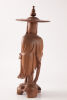 A Late 19th Century Chinese Wood Carving of Old Man - 2