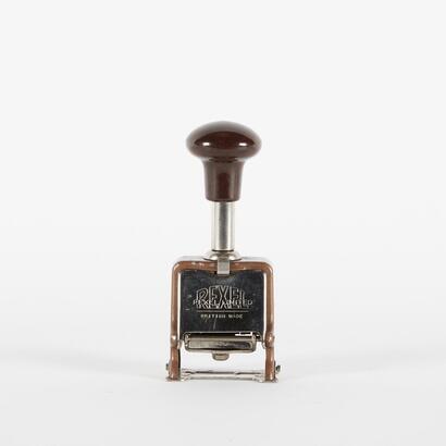 A Vintage Rexel England Numbering Stamp Machine