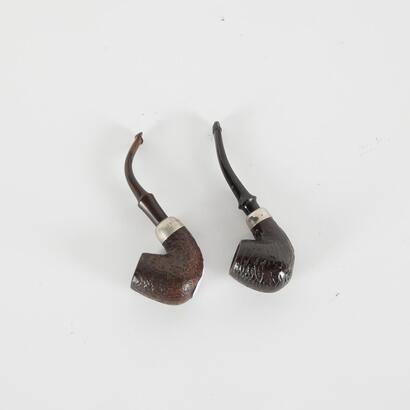 A Pair Of Vintage K&P Peterson Dublin Irish Smoking Pipes