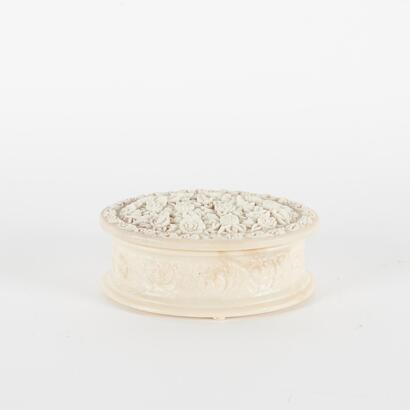 A Handcrafted Cultured Marble Jewellery Box