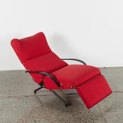 A Very Rare Osvaldo Borsani P40 Lounge Chair For Tecno